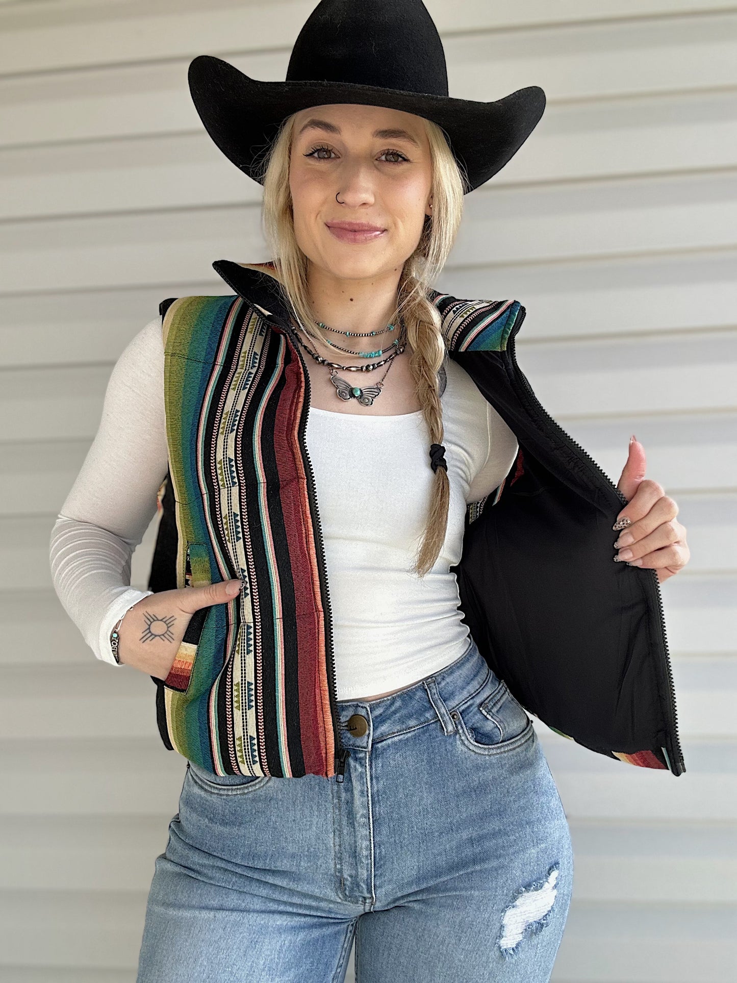 The Serape Puffer Vest