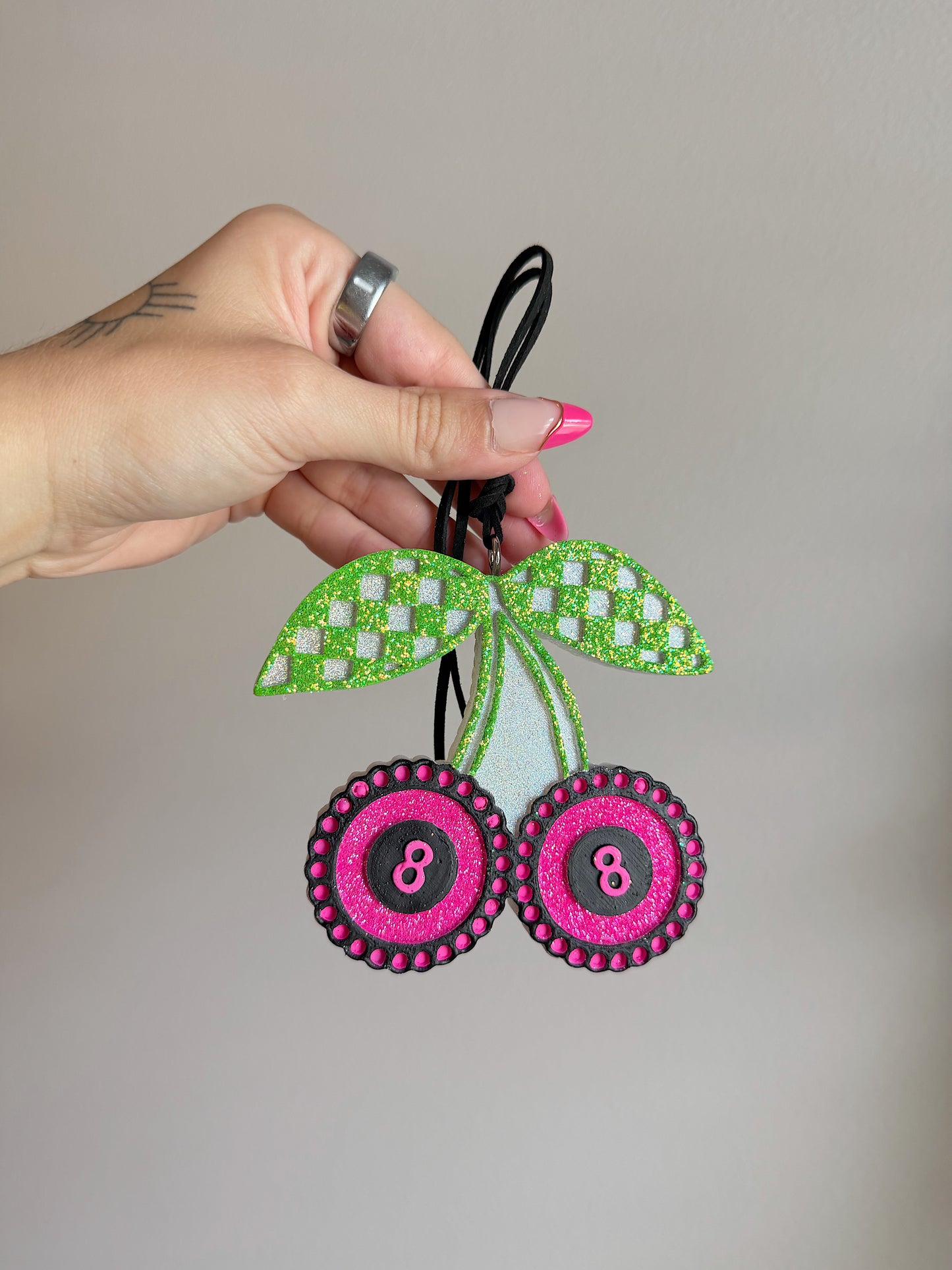 8 Ball Cherry Car Freshie