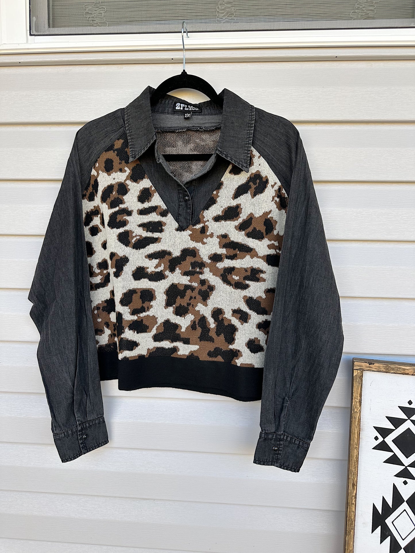 The Doubleshift Top (Leopard)