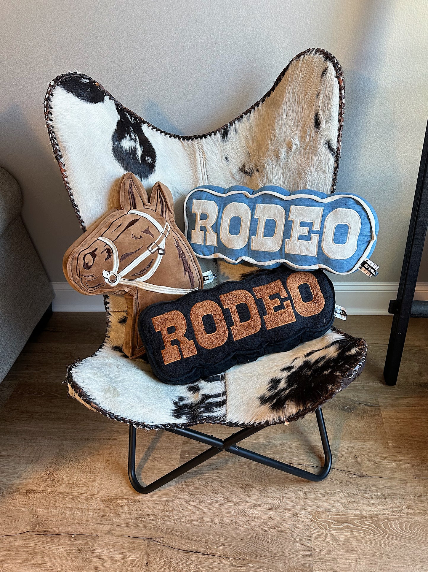Rodeo Throw Pillow (Denim)