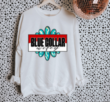 Load image into Gallery viewer, Blue Collar Wifey Tee or Crewneck

