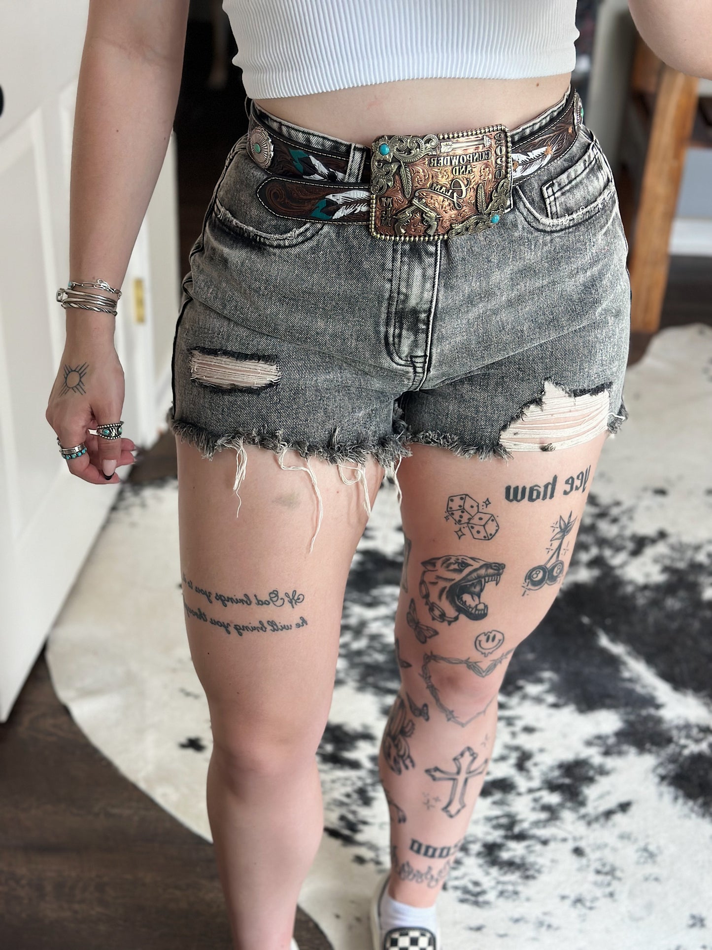 The Smokey Denim Shorts
