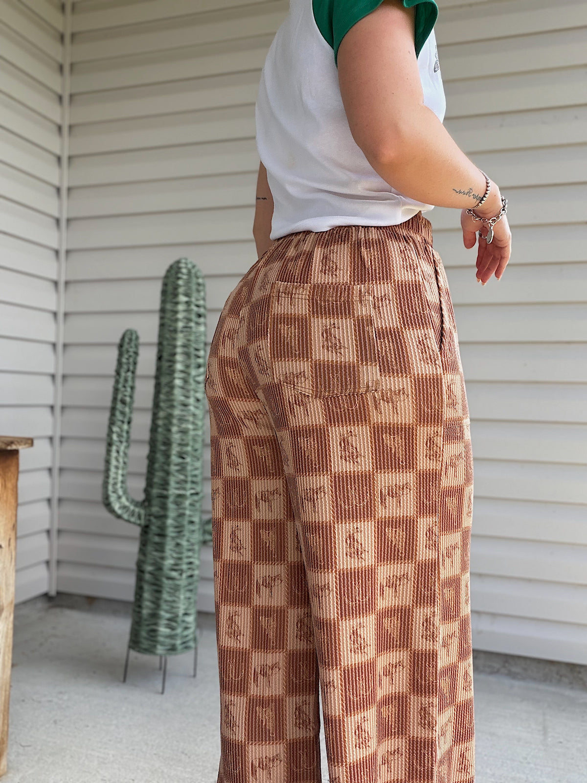 The Cowboy Check Pants