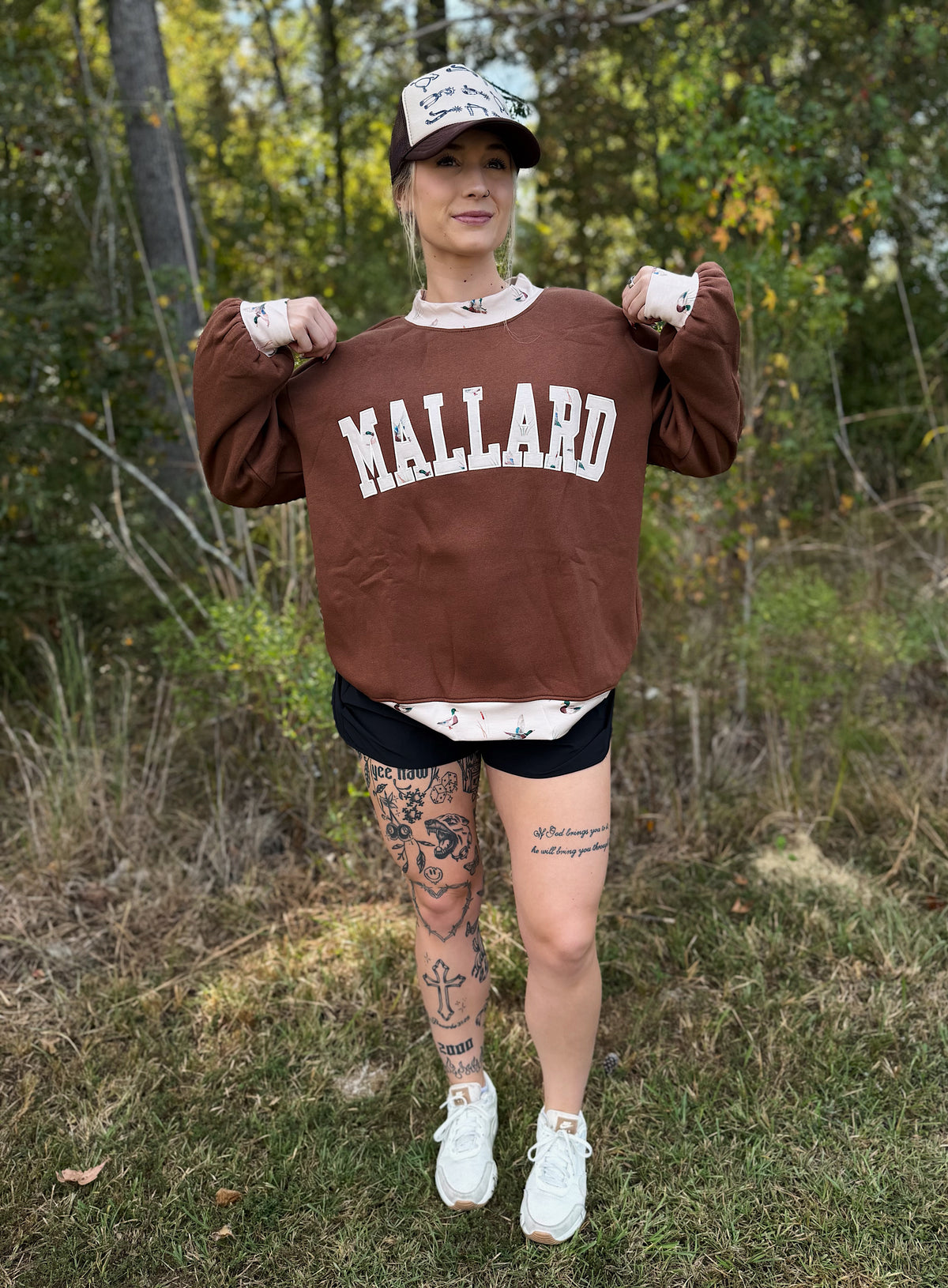 Mallard Mock Neck Sweatshirt