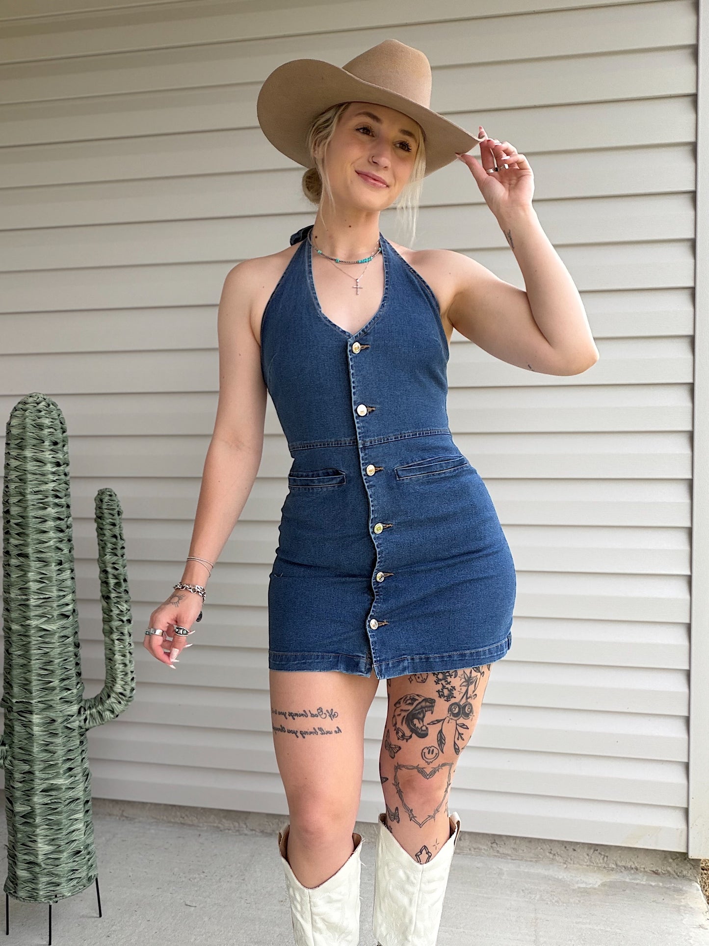 The Bluebell Denim Dress