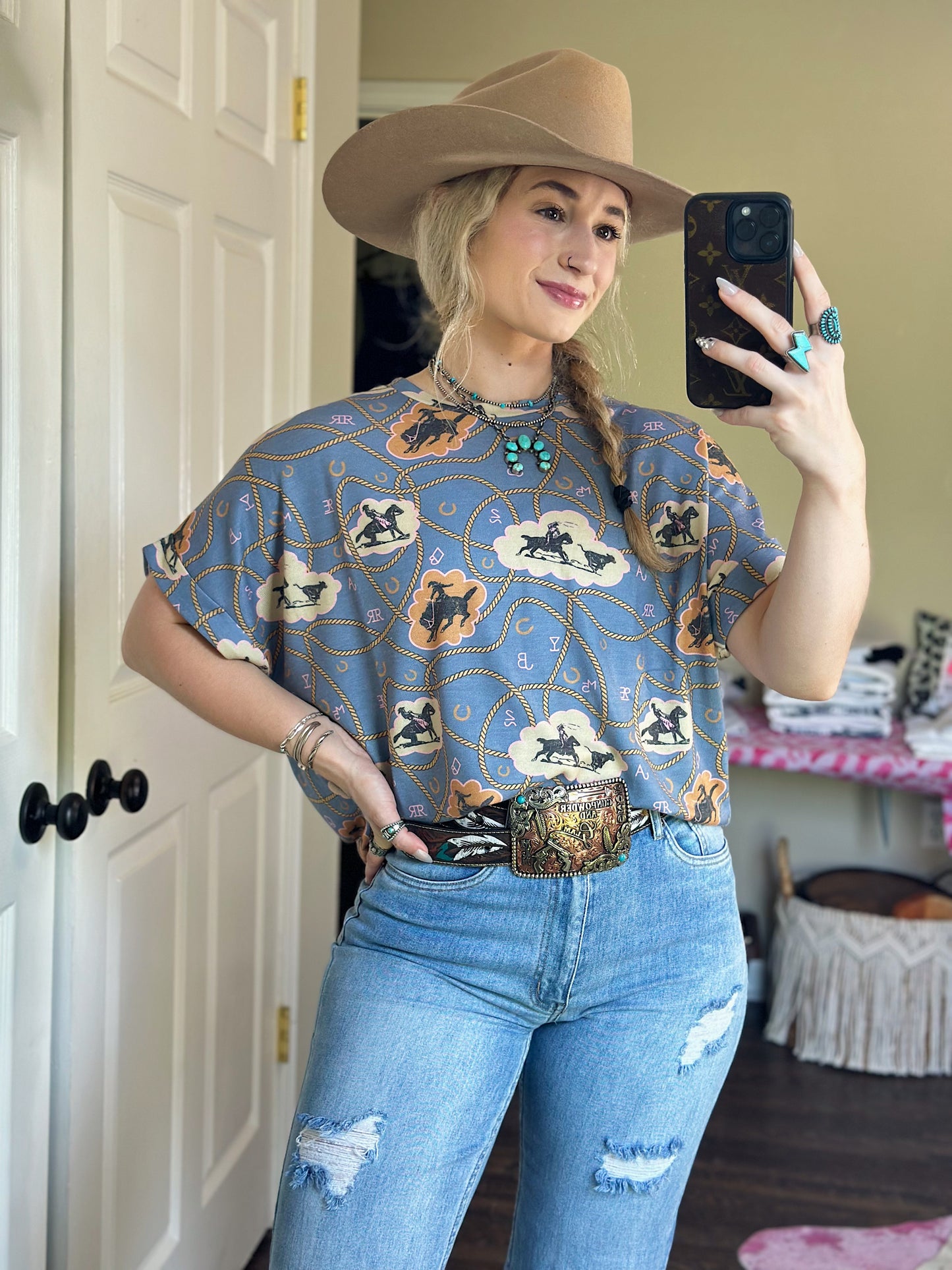 The Rancher Threads Oversized Top