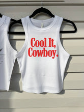 Load image into Gallery viewer, Cool It, Cowboy Cropped Tank
