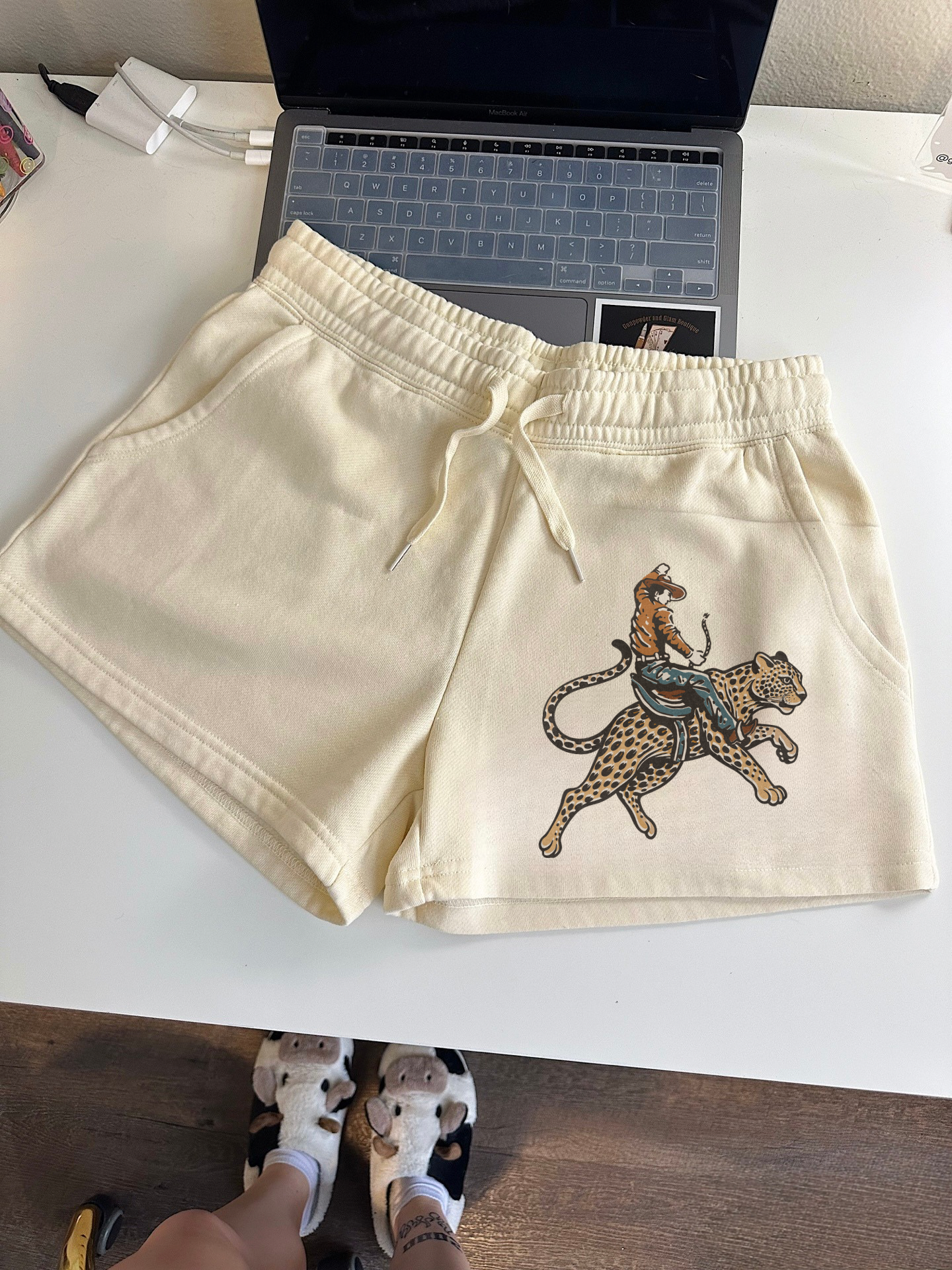 Cowboy Jaguar Lounge Shorts