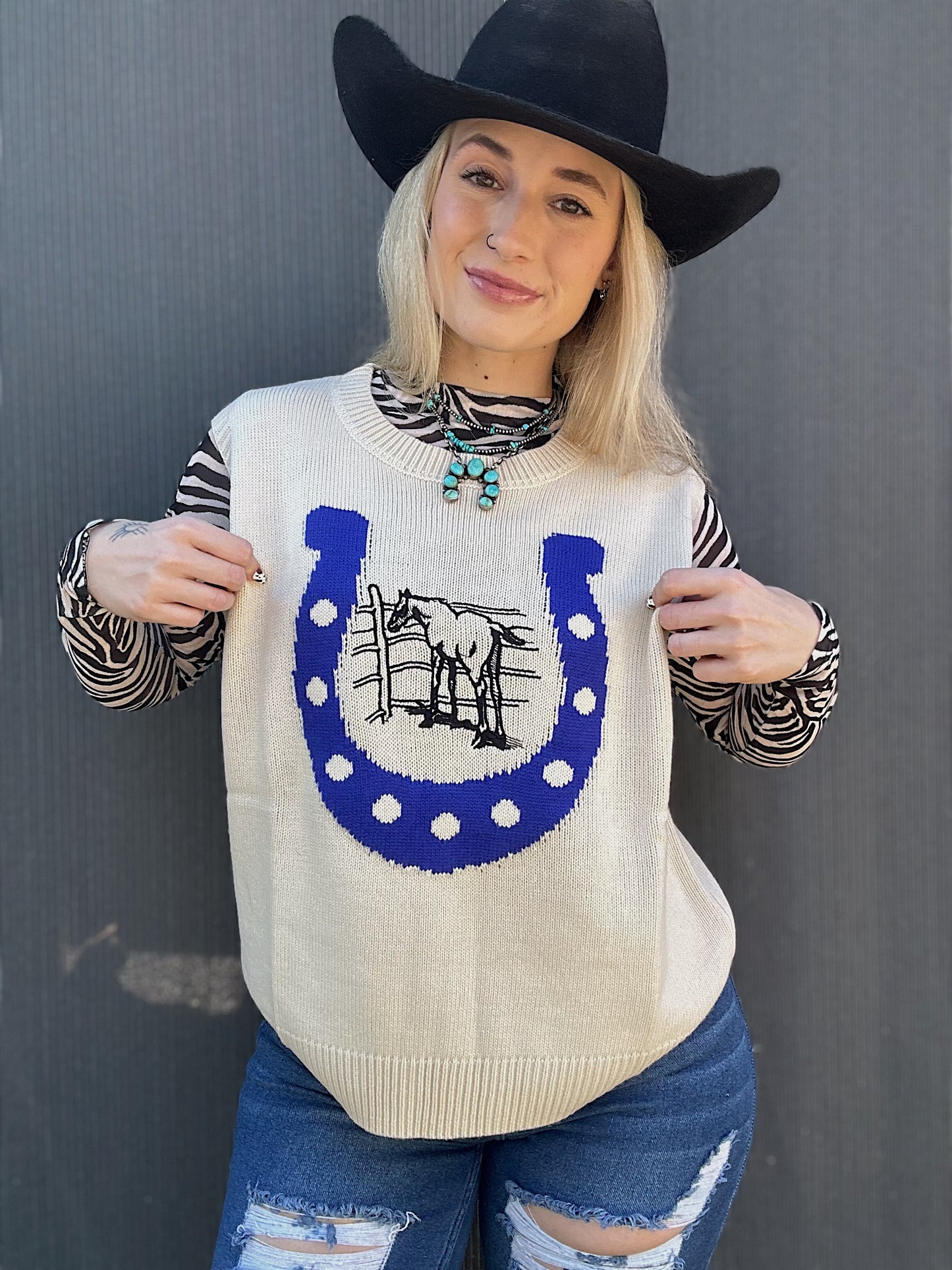 The Stay Lucky Sweater Vest