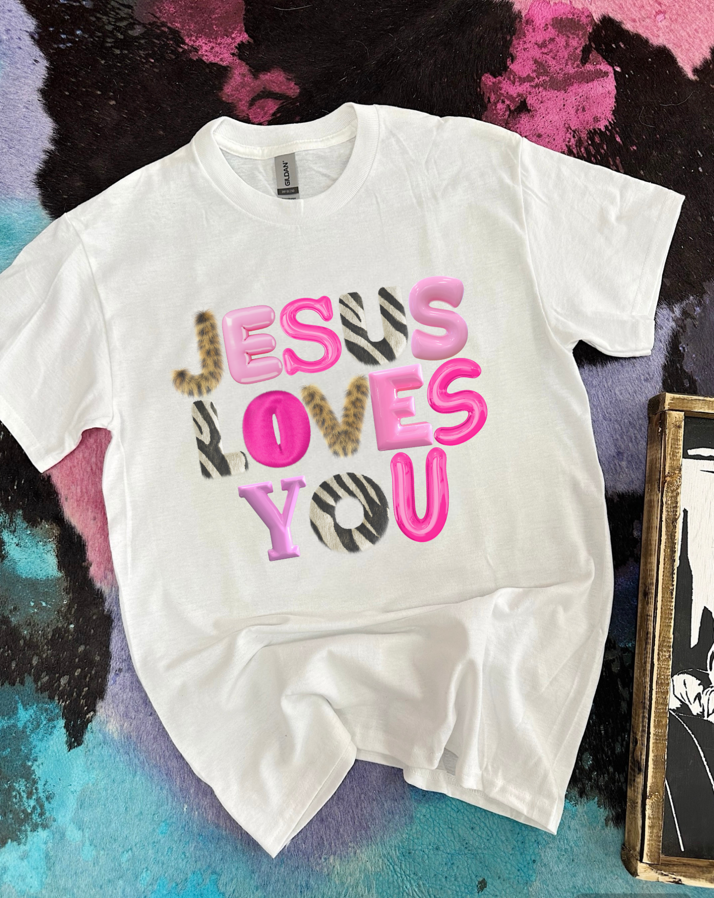 Jesus Loves You Tee or Crewneck
