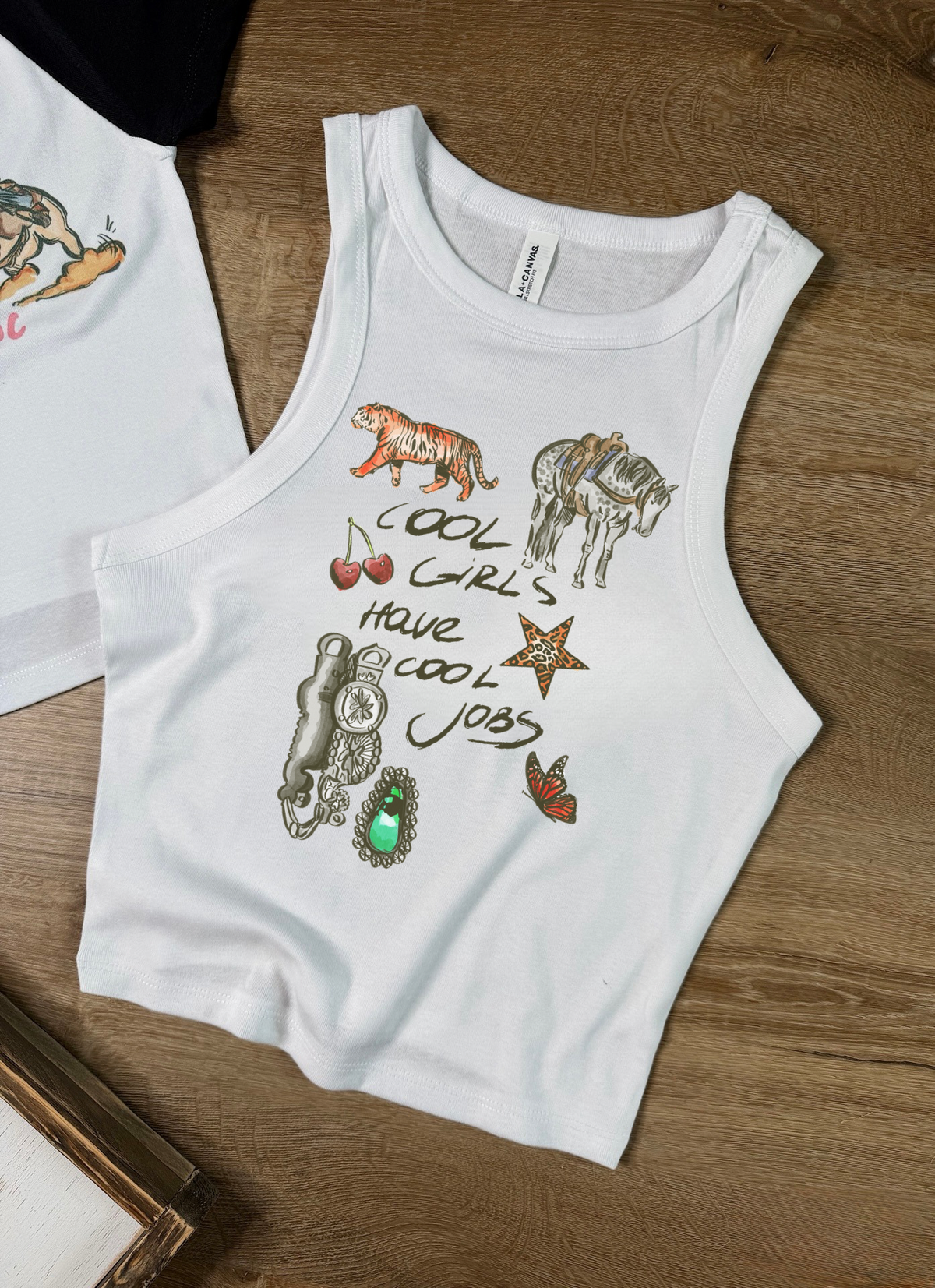 Cool Girls, Cool Jobs Cropped Tank