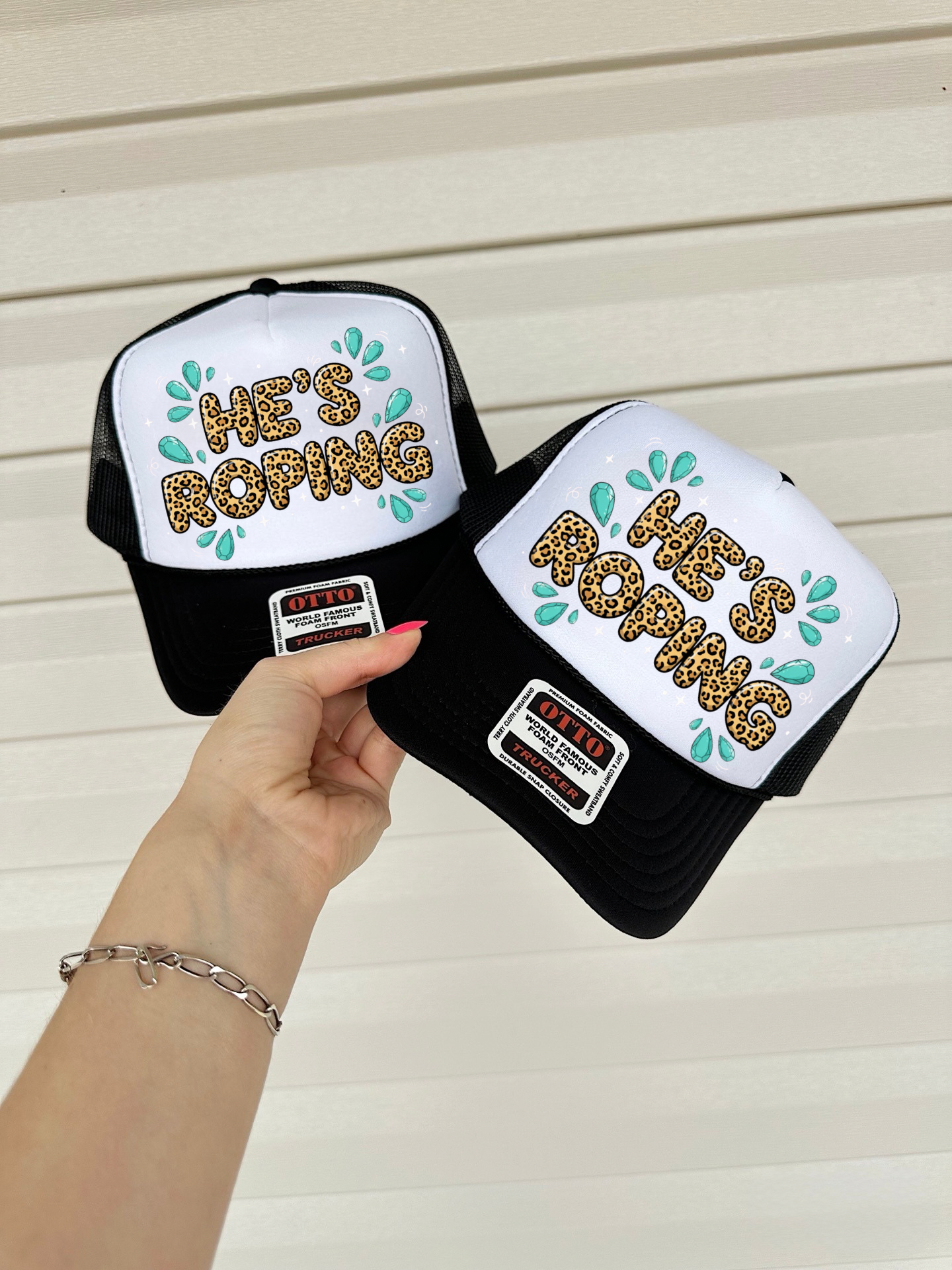 He’s Roping Trucker Hat (Multiple Color Options)