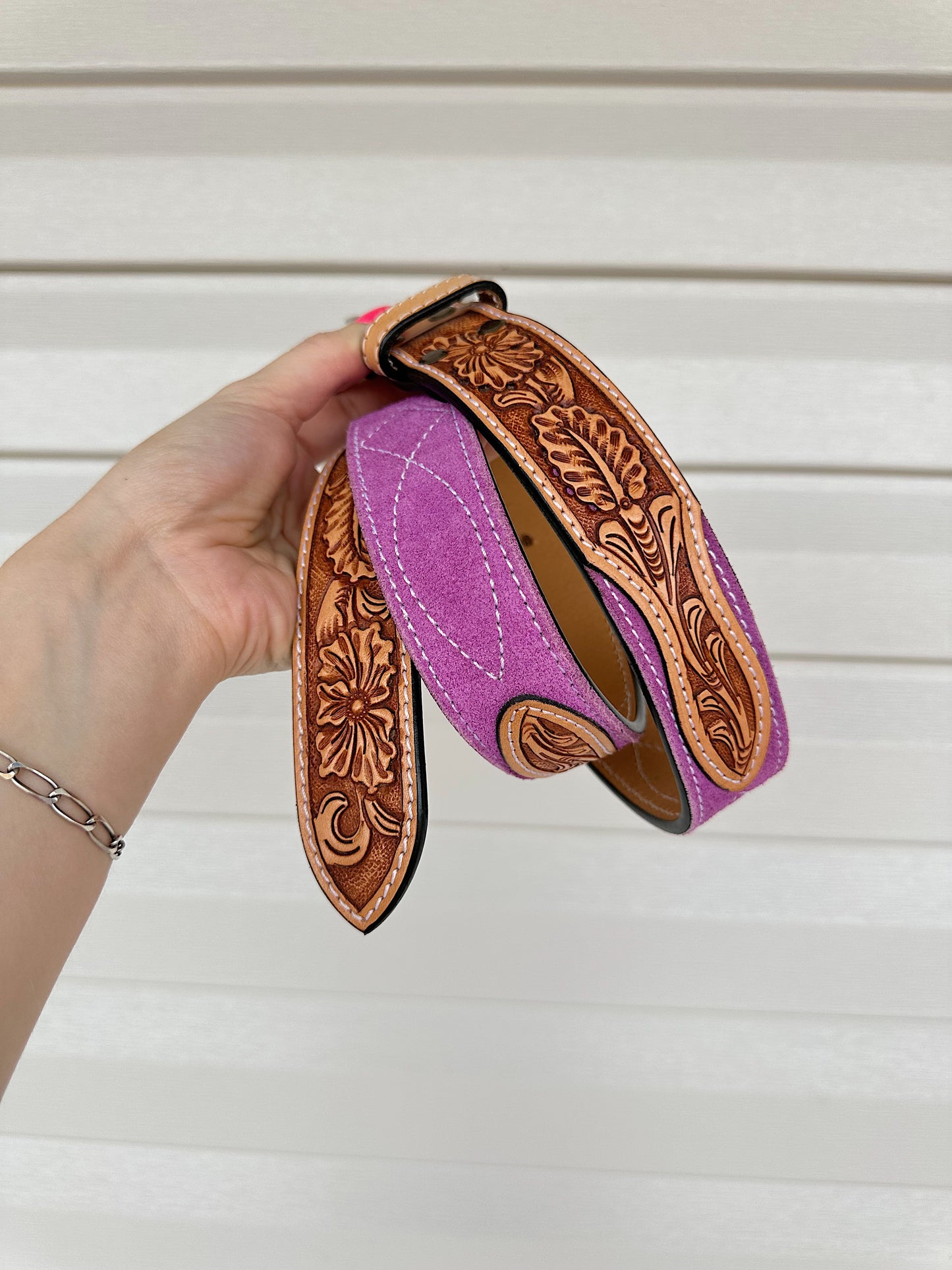 The Suede Belt (Pink)