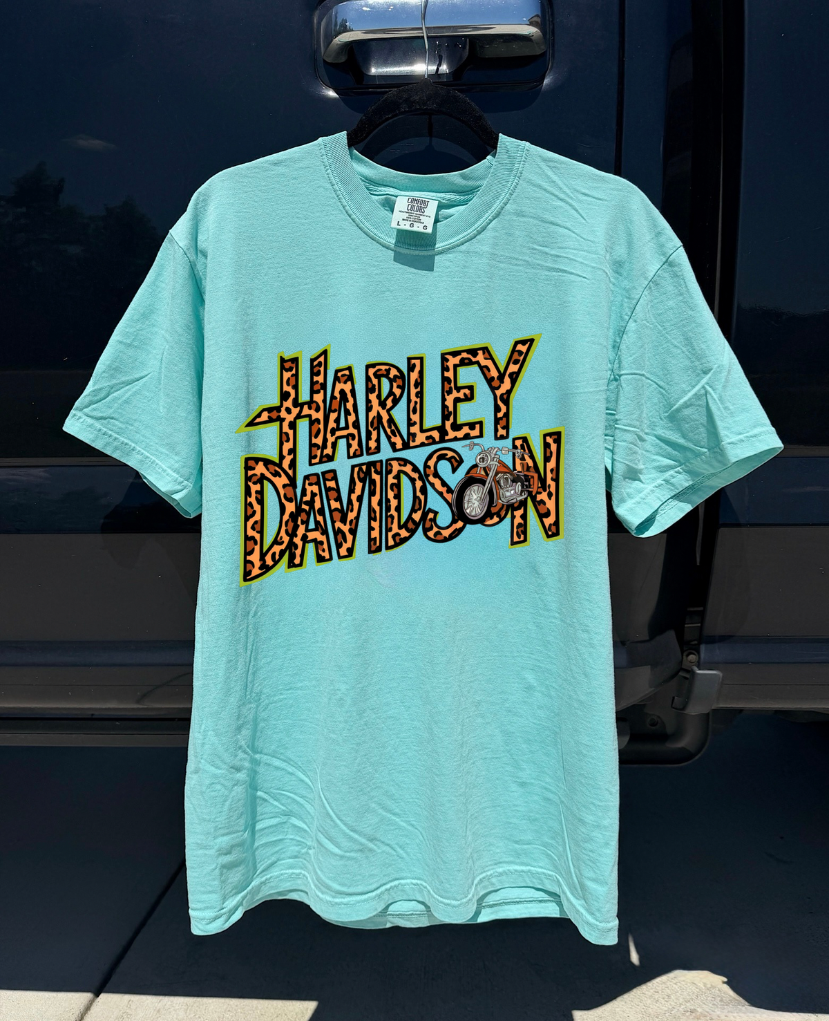 Leopard Harley COMFORT COLORS TEE