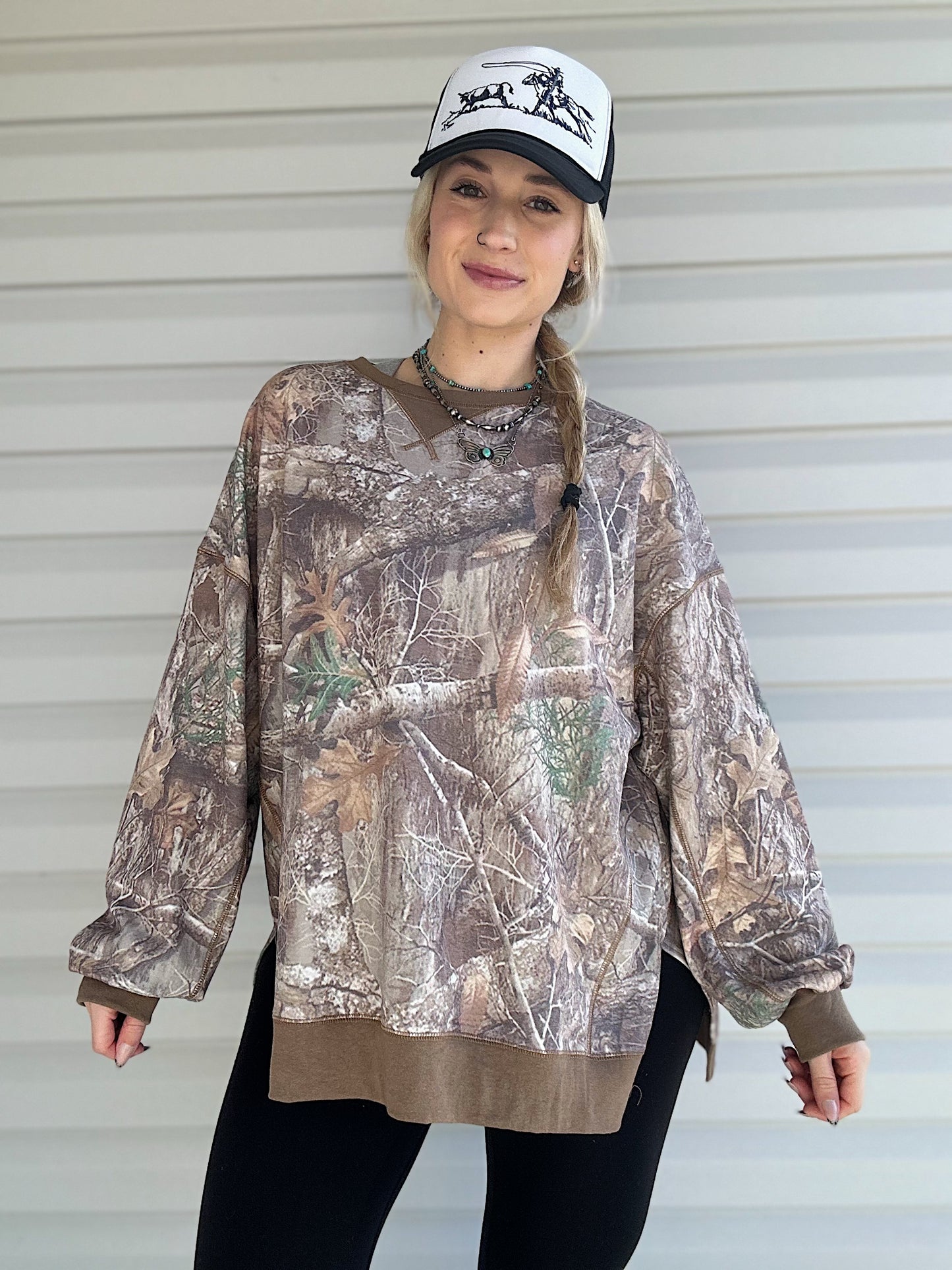The Vintage Camo Top