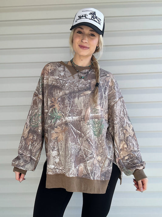 The Vintage Camo Top