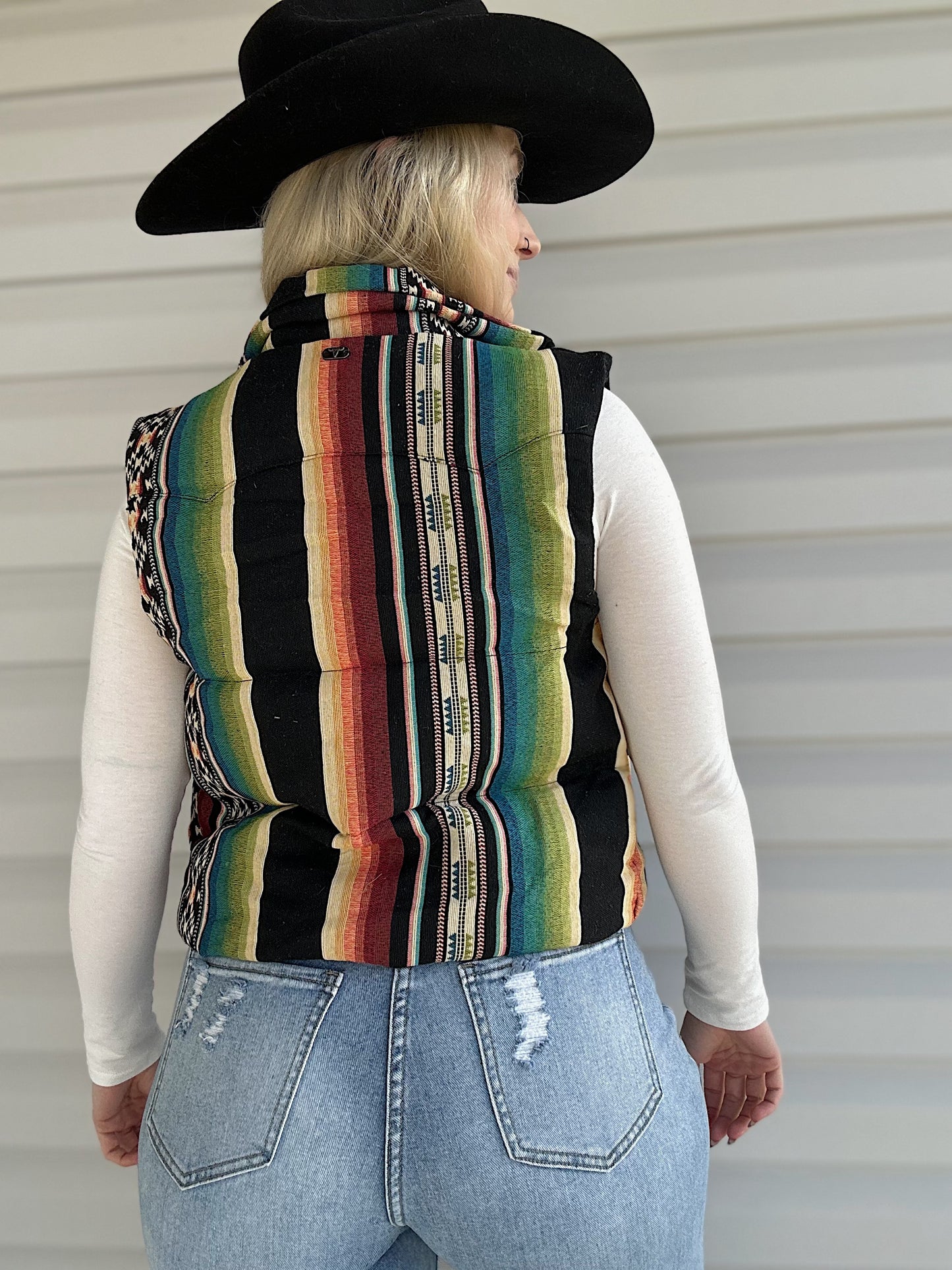 The Serape Puffer Vest
