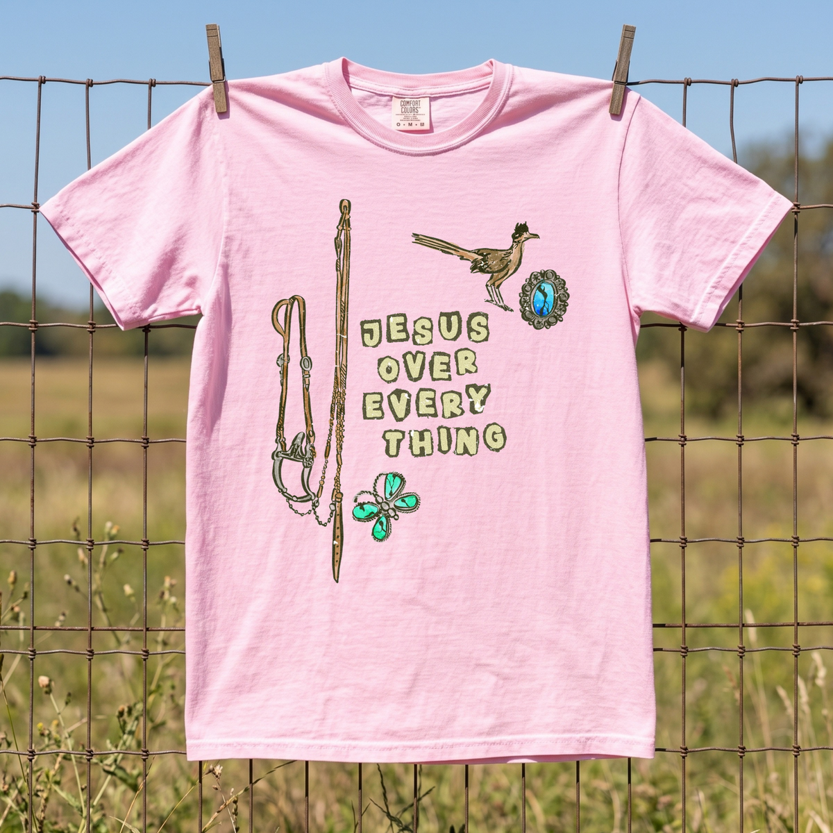 Jesus Over Everything COMFORT COLORS TEE