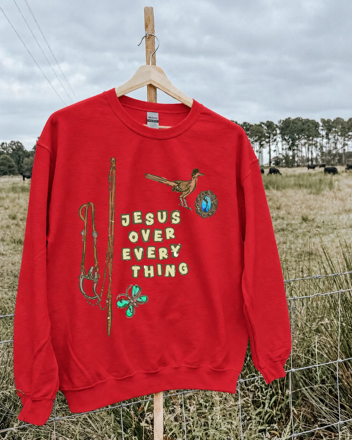 Jesus Over Everything Crewneck