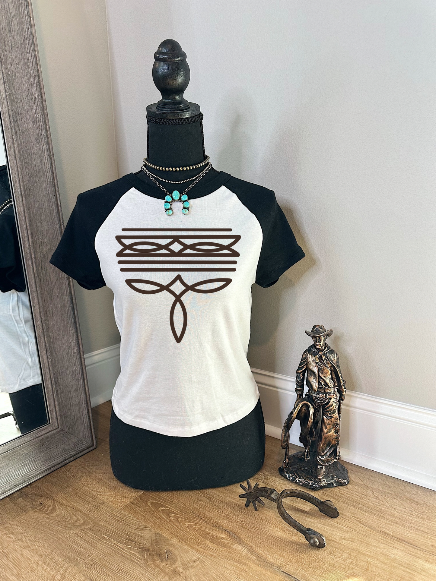 Boot Stitch Baby Tee