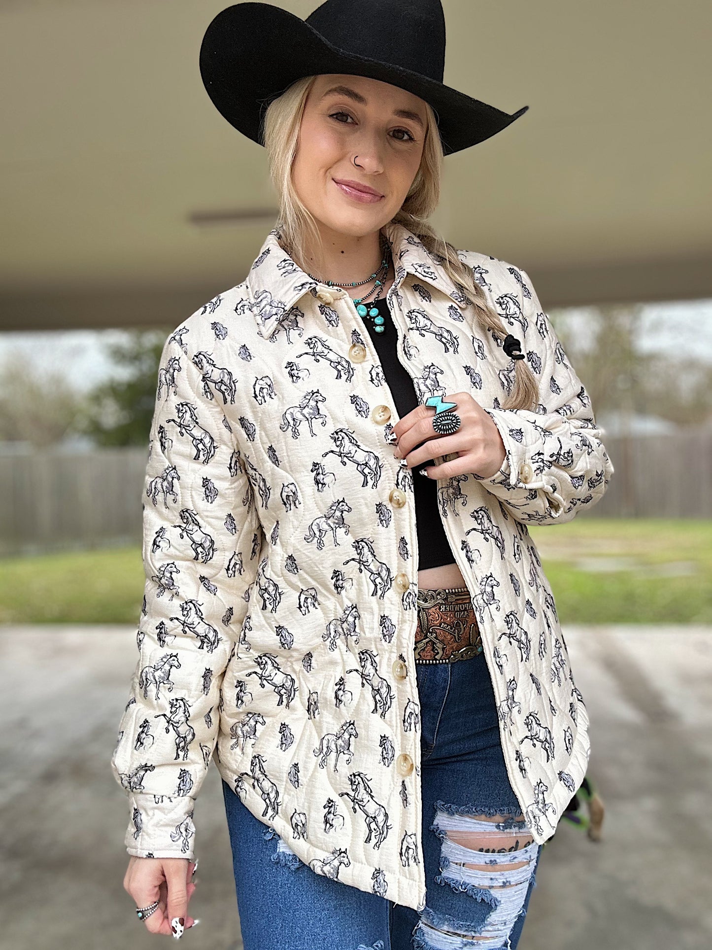 Quilted Pony Jacket