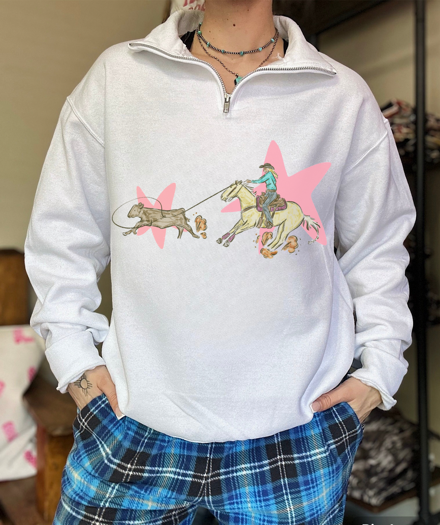 Cowgirl Roundup Quarter Zip