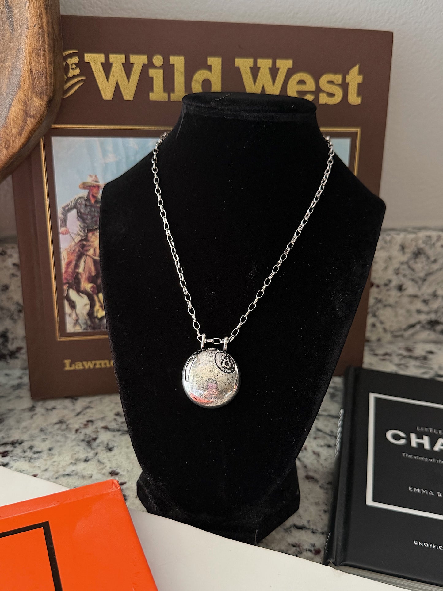 Edgy 8 Ball Necklace