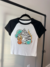 Load image into Gallery viewer, Zebra Spade Baby Tee
