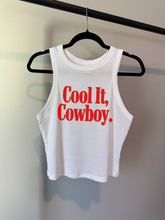 Load image into Gallery viewer, Cool It, Cowboy Cropped Tank
