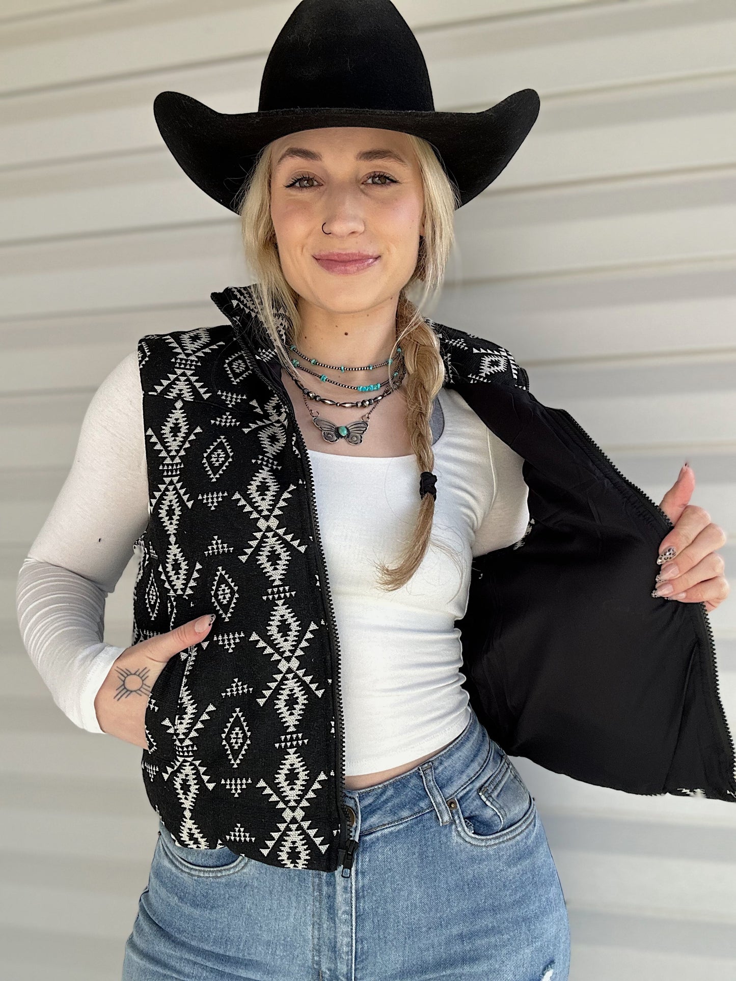 The Aztec Puffer Vest
