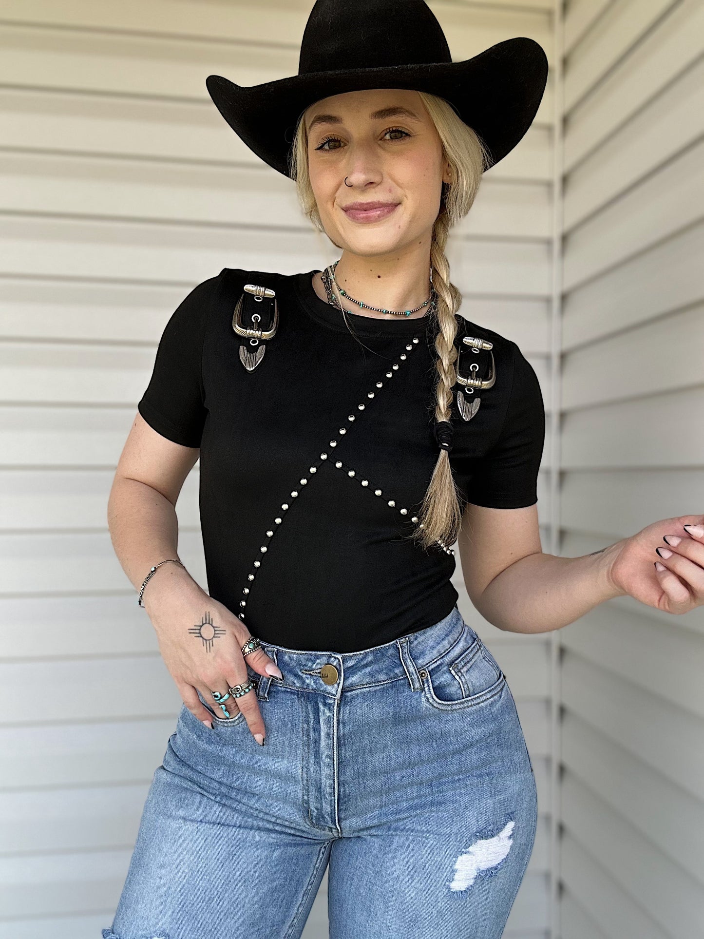 Western Buckle Bodysuit