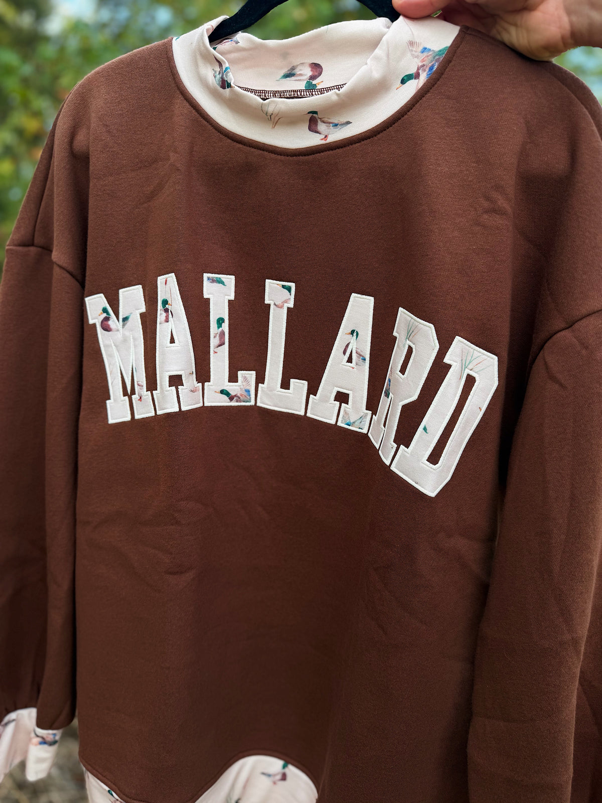 Mallard Mock Neck Sweatshirt