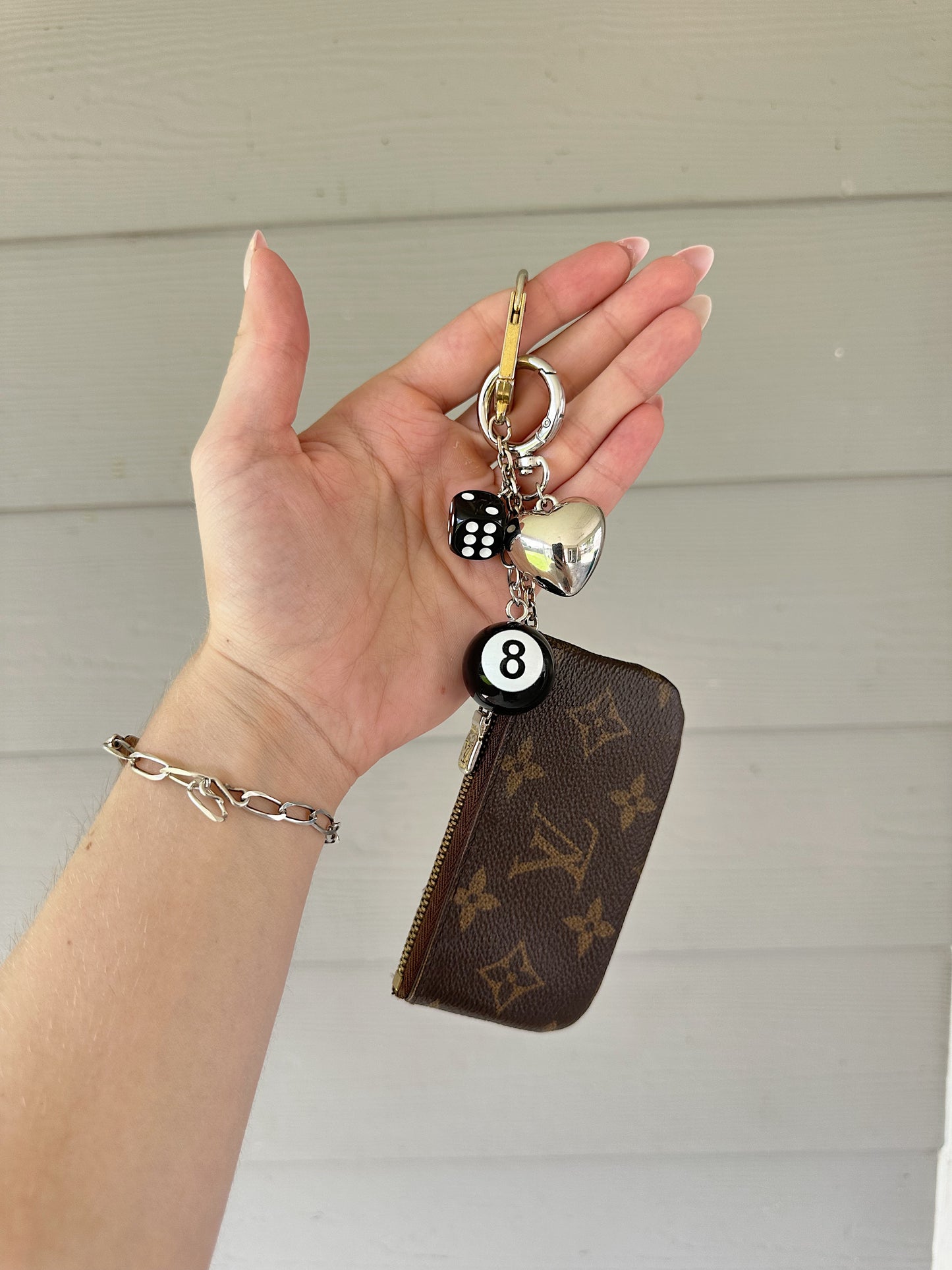 8 Ball Keychain / Bag Charm