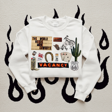 Load image into Gallery viewer, Wild West Collage TEE, CREWNECK or QUARTER ZIP
