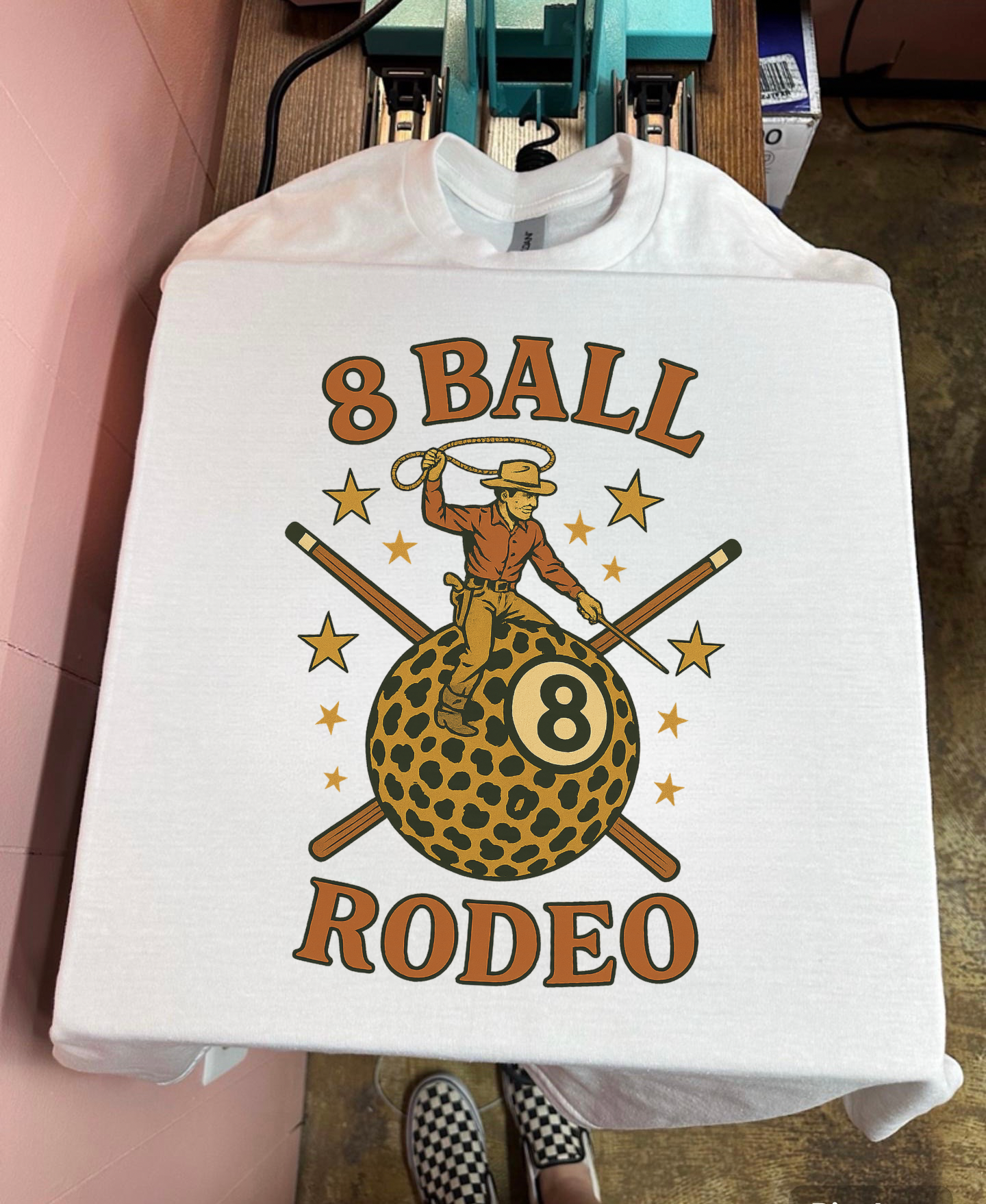 8 Ball Rodeo Tee or Crewneck