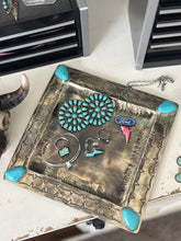 Load image into Gallery viewer, Sterling Silver &amp; Turquoise Tray
