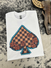 Load image into Gallery viewer, Checkered Spade TEE or CREWNECK
