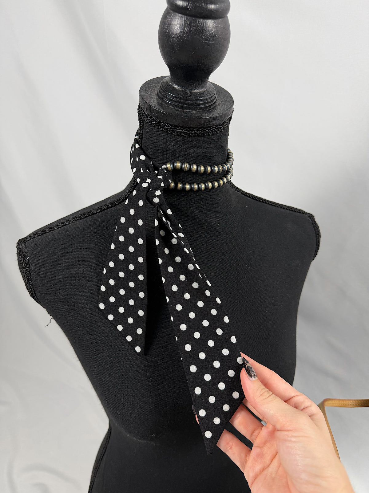 Polka Dot Twilly (Black)