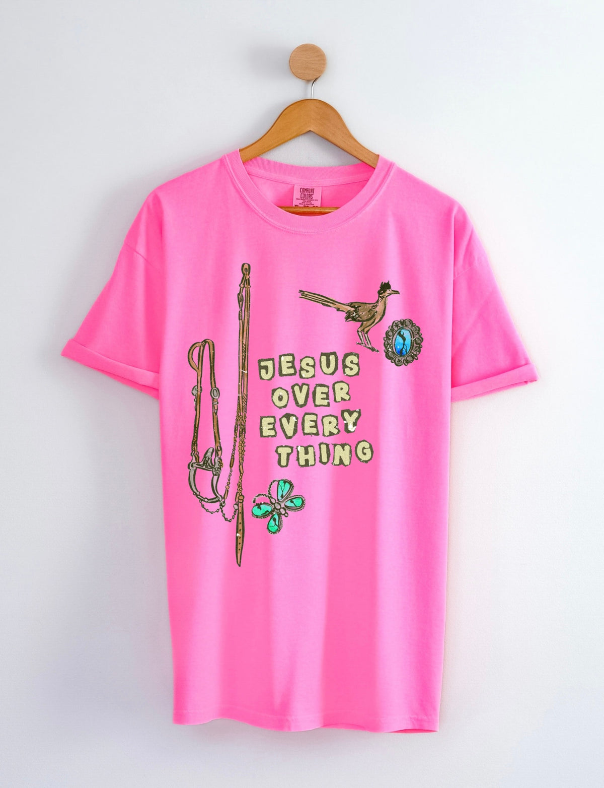 Jesus Over Everything COMFORT COLORS TEE