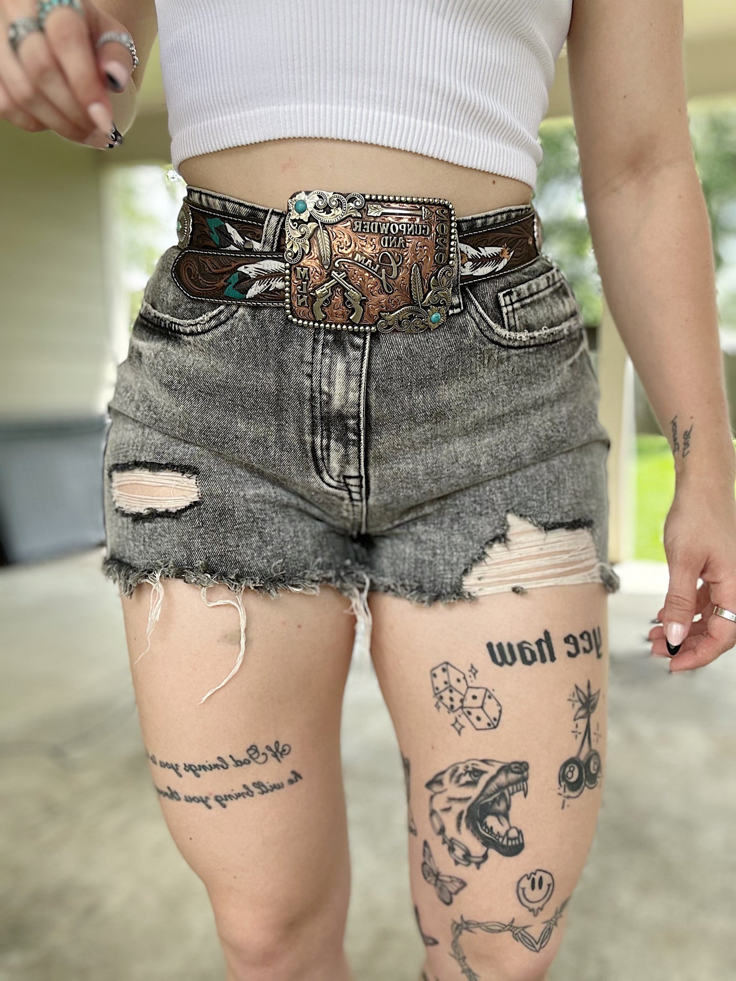 The Smokey Denim Shorts