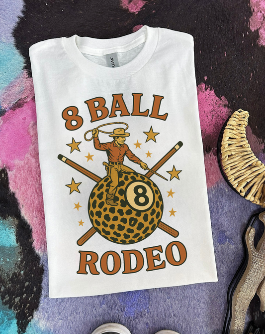 8 Ball Rodeo Tee or Crewneck