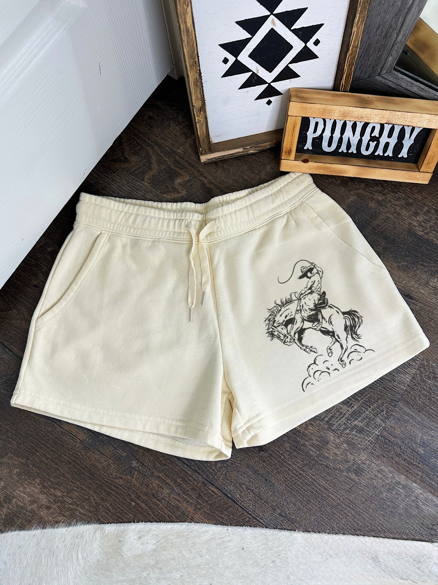 Cowboy Doodle Lounge Shorts