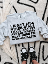 Load image into Gallery viewer, Not Like Other Girls TEE or CREWNECK
