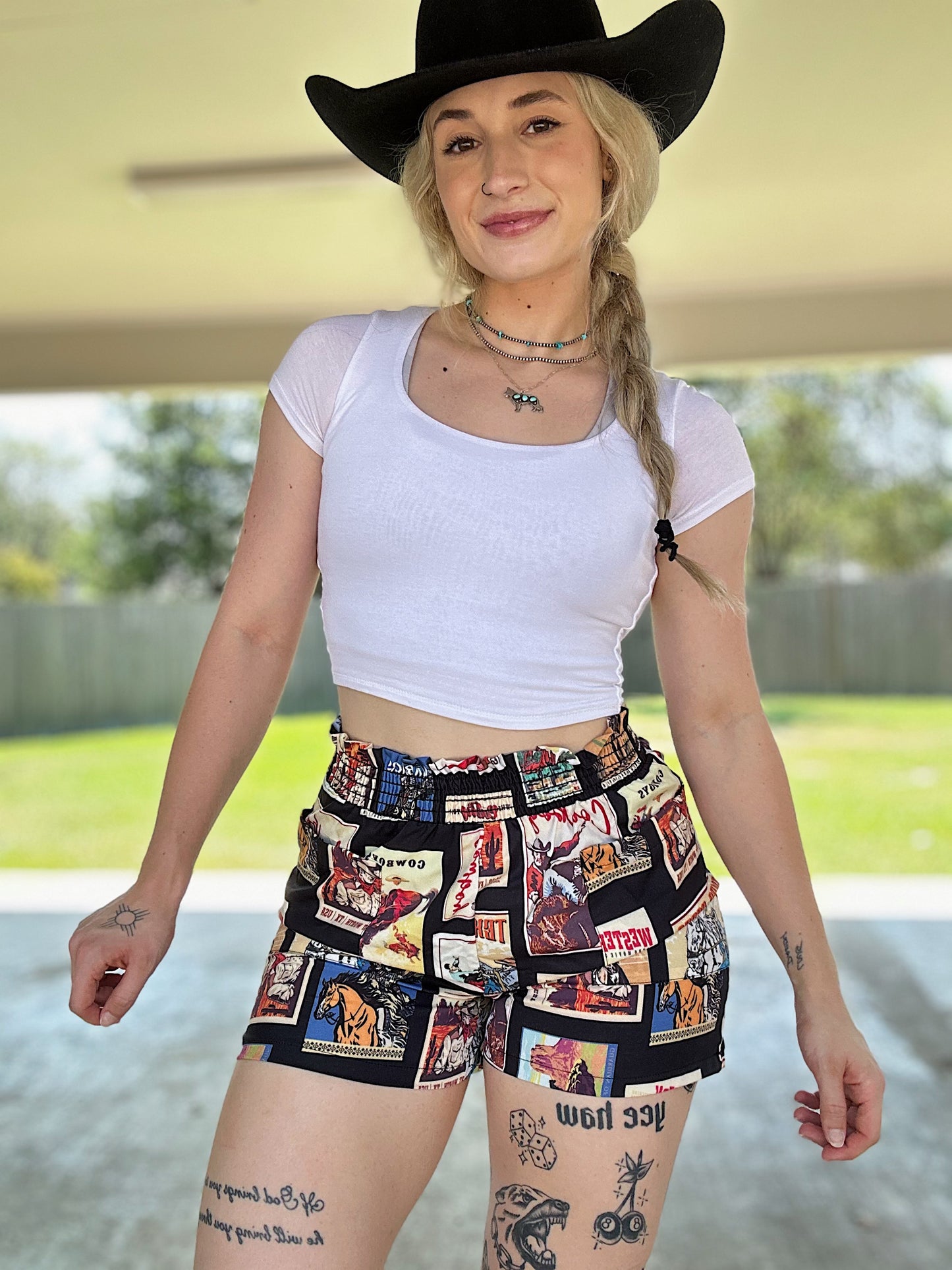 Vintage Rodeo Poster Shorts