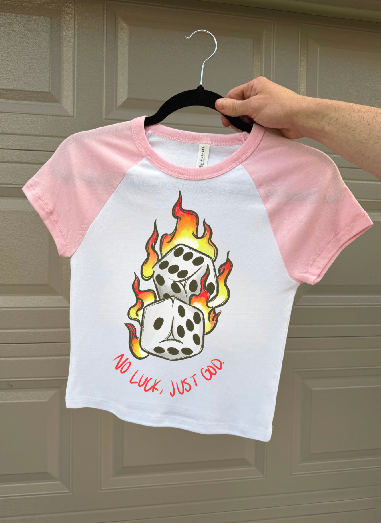 No Luck, Just God Baby Tee