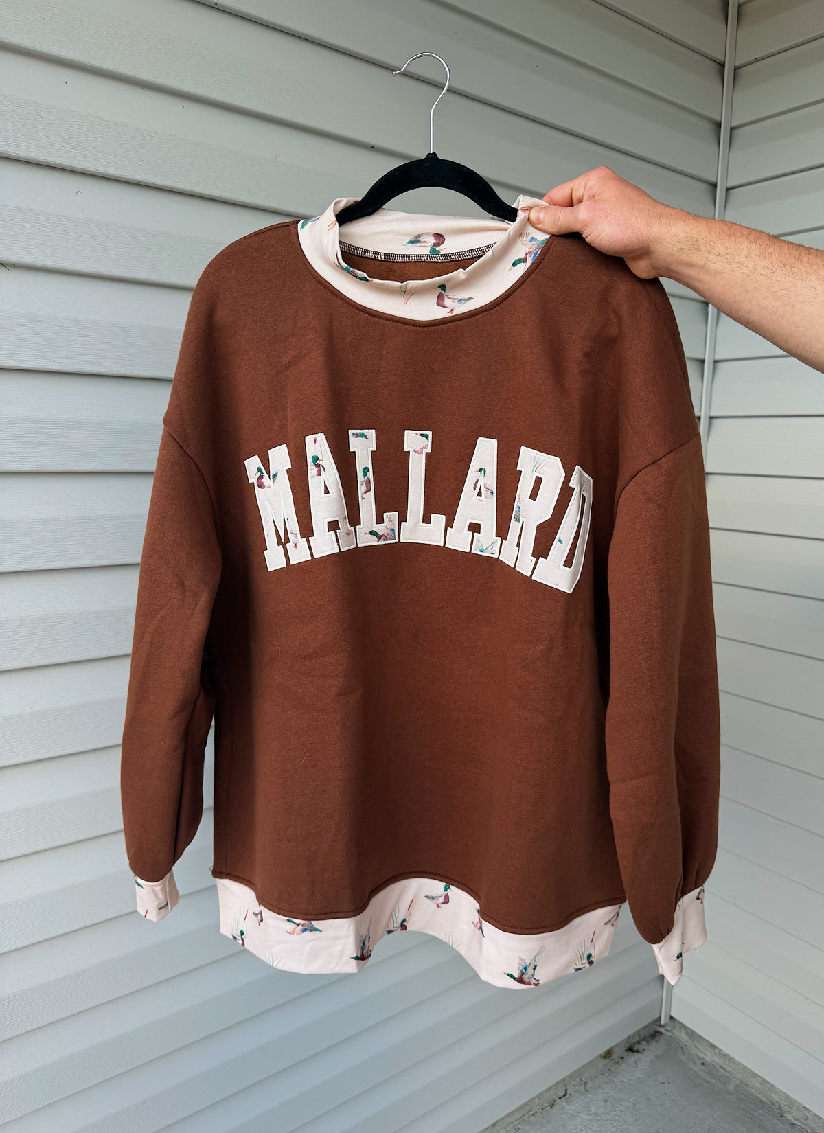 Mallard Mock Neck Sweatshirt