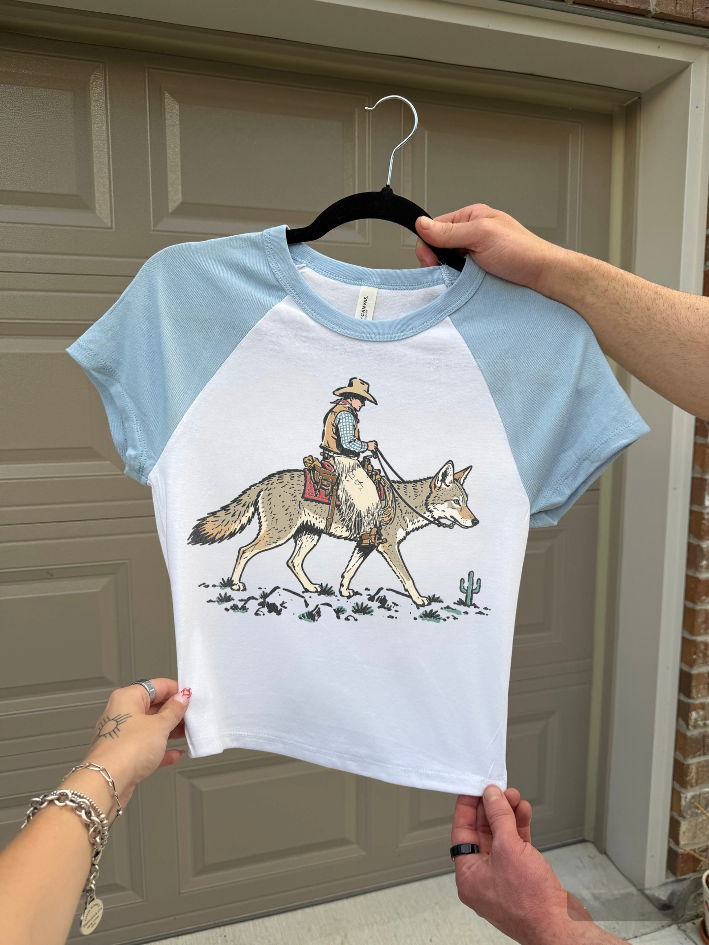 Coyote Cowboy Baby Tee