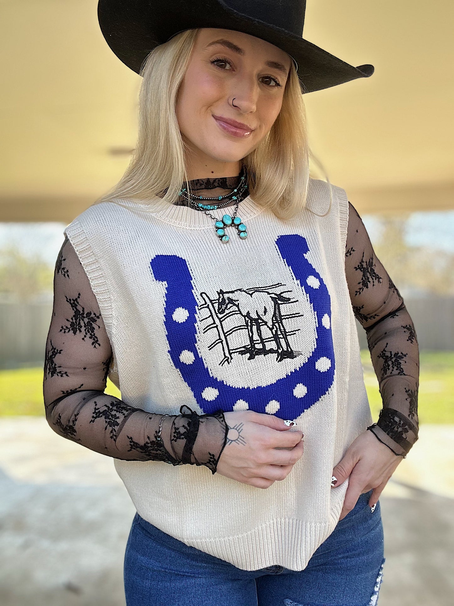 The Stay Lucky Sweater Vest