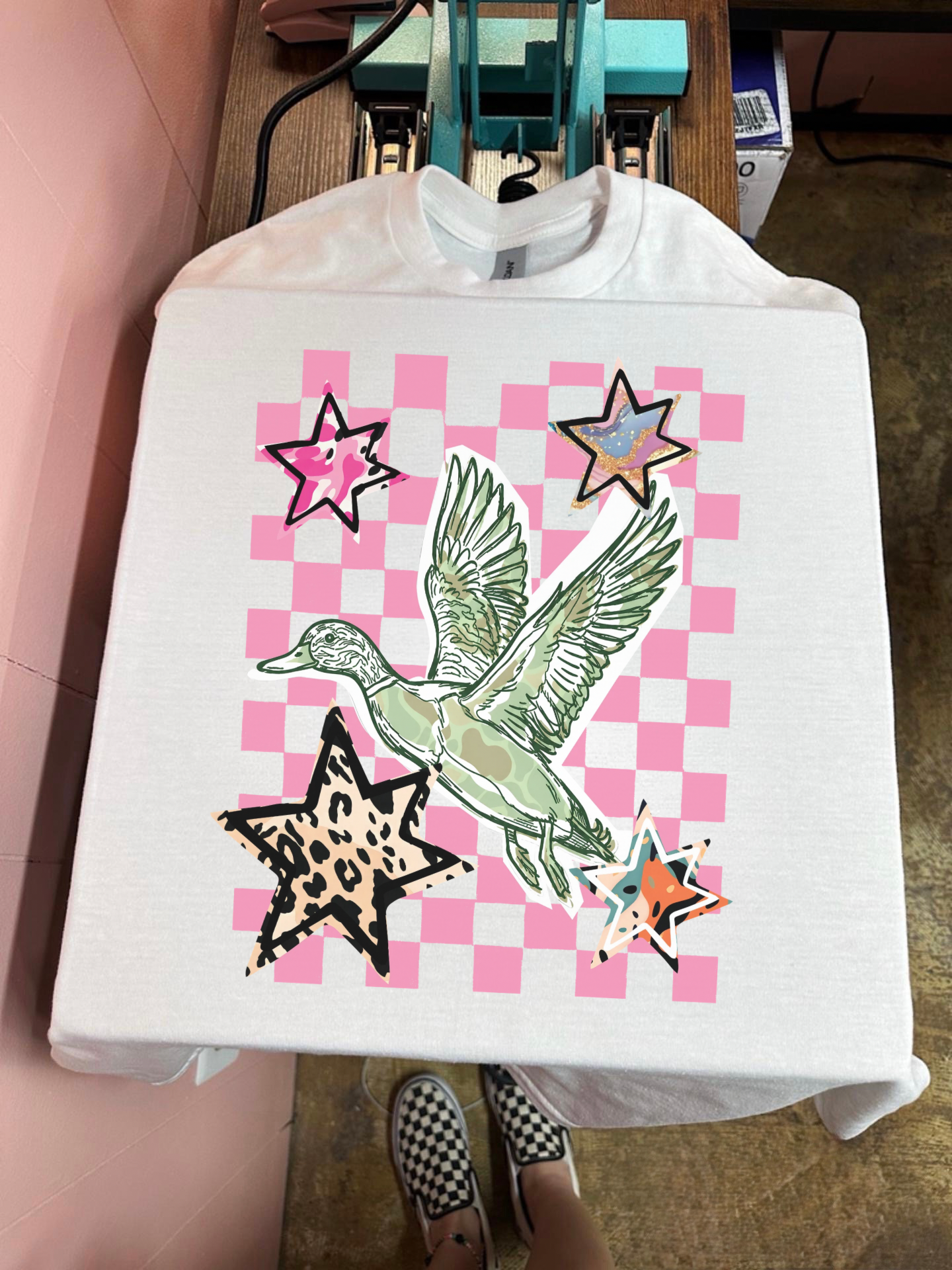 Pink Skies & Duck Vibes TEE or CREWNECK