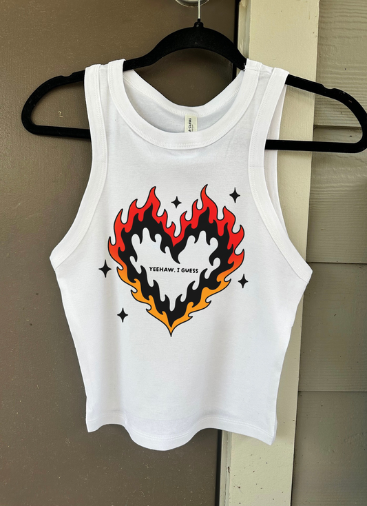 Yeehaw, I Guess Cropped Tank